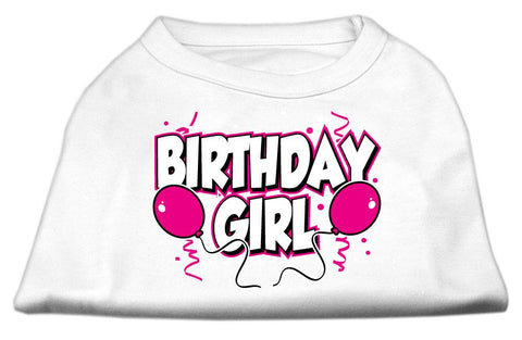 Birthday Girl Screen Print Shirts White XS (8)