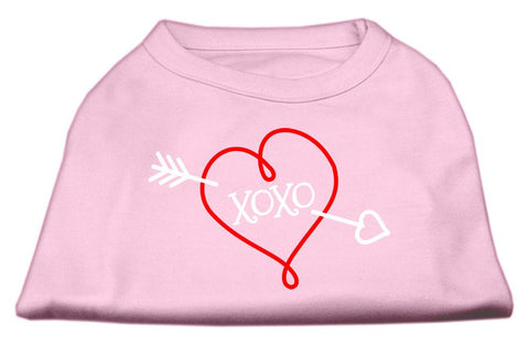 XOXO Screen Print Shirt Light Pink XL (16)