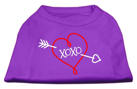 XOXO Screen Print Shirt Purple XL (16)