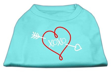 XOXO Screen Print Shirt Aqua XS (8)