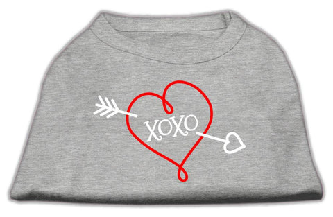 XOXO Screen Print Shirt Grey XS (8)