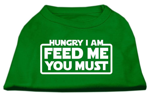 Hungry I Am Screen Print Shirt Emerald Green XXXL (20)