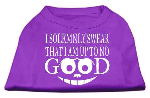 Up to No Good Screen Print Shirt Purple Med (12)