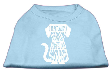 Trapped Screen Print Shirt Baby Blue Sm (10)