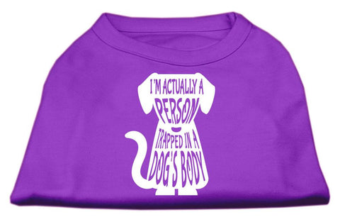 Trapped Screen Print Shirt Purple Sm (10)