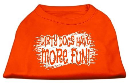 Dirty Dogs Screen Print Shirt Orange Sm (10)