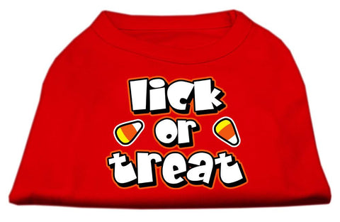 Lick Or Treat Screen Print Shirts Red M (12)