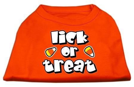 Lick or Treat Screen Print Shirts Orange Sm (10)