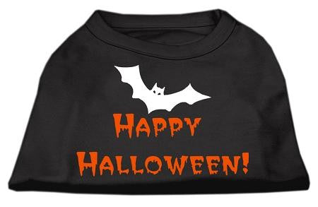 Happy Halloween Screen Print Shirts Black XS (8)