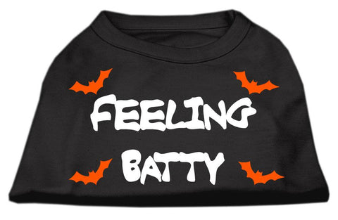 Feeling Batty Screen Print Shirts Black  XS (8)