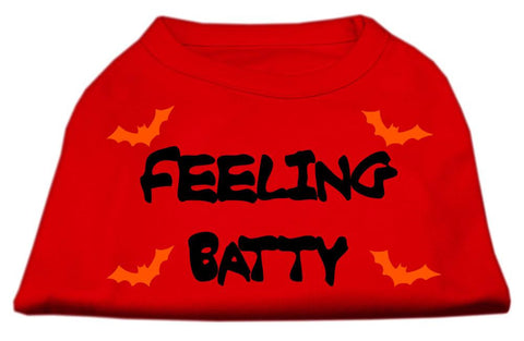 Feeling Batty Screen Print Shirts Red XS (8)