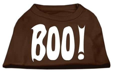 Boo! Screen Print Shirts Brown XL (16)