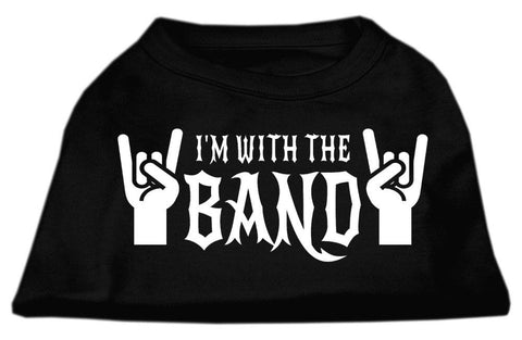 With the Band Screen Print Shirt Black  Med (12)