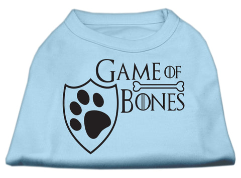 Game of Bones Screen Print Dog Shirt Baby Blue XL (16)