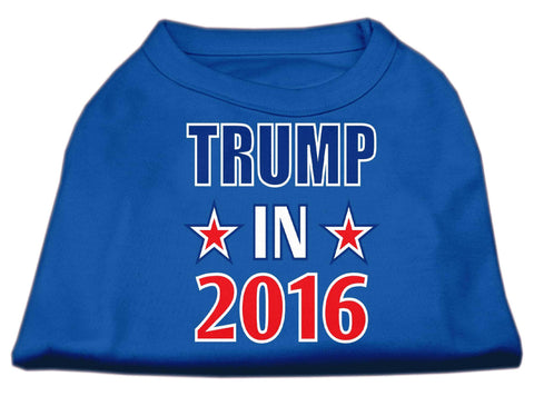 Trump in 2016 Election Screenprint Shirts Blue XS (8)