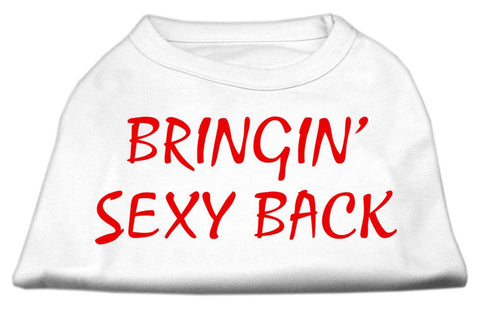 Bringin' Sexy Back Screen Print Shirts White XXL (18)