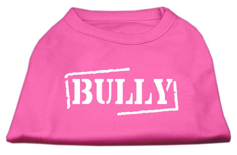 Bully Screen Printed Shirt  Bright Pink Sm (10)