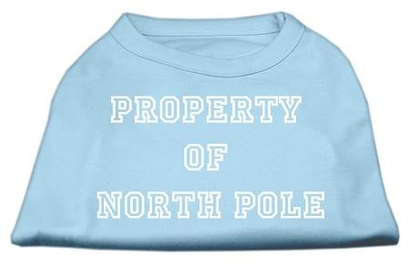 Property of North Pole Screen Print Shirts Baby Blue L (14)