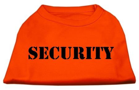 Security Screen Print Shirts Orange Sm (10)