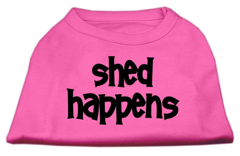 Shed Happens Screen Print Shirt Bright Pink Lg (14)