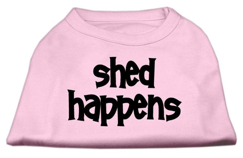 Shed Happens Screen Print Shirt Light Pink Sm (10)