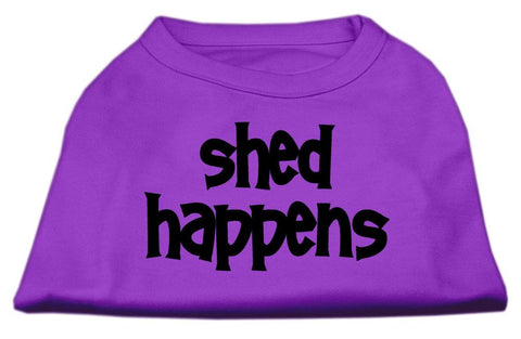 Shed Happens Screen Print Shirt Purple Sm (10)