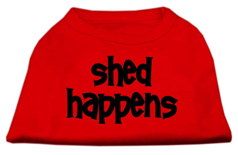 Shed Happens Screen Print Shirt Red XL (16)