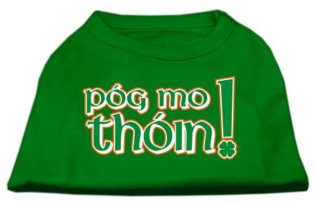 Pog Mo Thoin Screen Print Shirt Emerald Green XXXL (20)