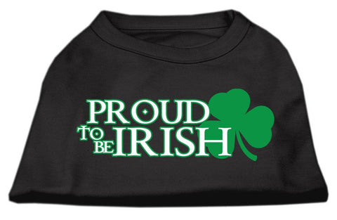 Proud to be Irish Screen Print Shirt Black  Med (12)