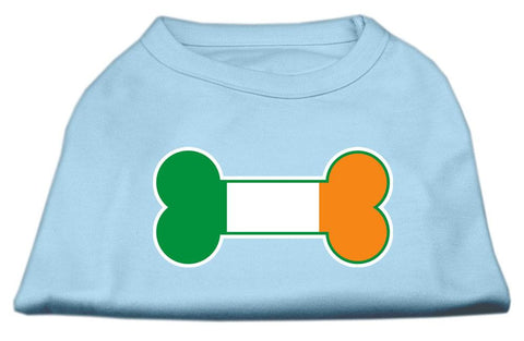 Bone Flag Ireland Screen Print Shirt Baby Blue Sm (10)