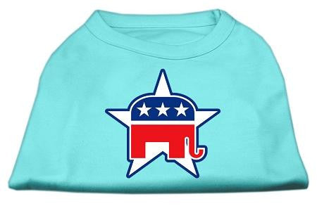 Republican Screen Print Shirts  Aqua XS (8)