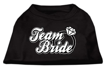 Team Bride Screen Print Shirt Black XL (16)