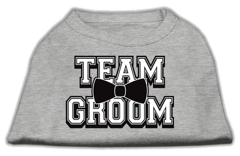 Team Groom Screen Print Shirt Grey Sm (10)