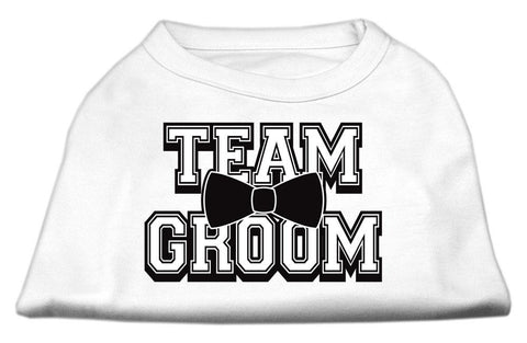 Team Groom Screen Print Shirt White XS (8)