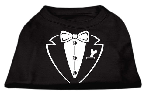 Tuxedo Screen Print Shirt Black Lg (14)