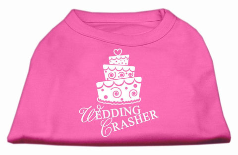 Wedding Crasher Screen Print Shirt Bright Pink Lg (14)