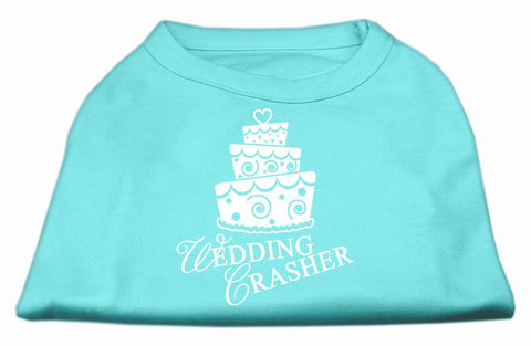 Wedding Crasher Screen Print Shirt Aqua XL (16)