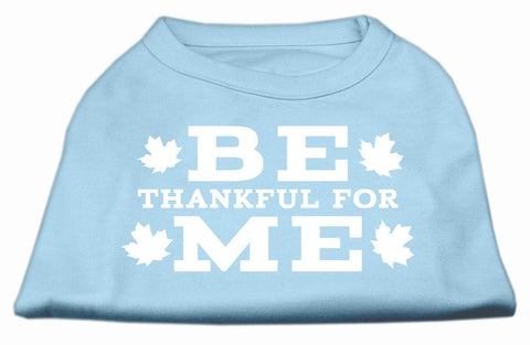 Be Thankful for Me Screen Print Shirt Baby Blue S (10)