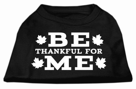 Be Thankful for Me Screen Print Shirt Black S (10)