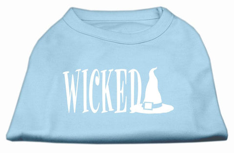 Wicked Screen Print Shirt Baby Blue L (14)