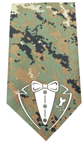 Tuxedo Screen Print Bandana Digital Camo