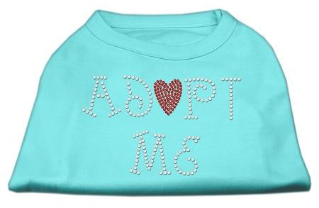 Adopt Me Rhinestone Shirt Aqua XS (8)