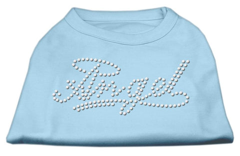 Angel Rhinestud Shirt Baby Blue L (14)