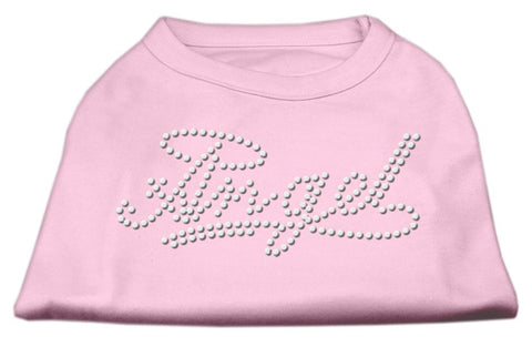 Angel Rhinestud Shirt Light Pink L (14)