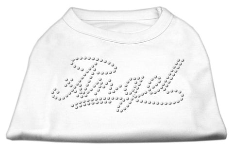 Angel Rhinestud Shirt White M (12)