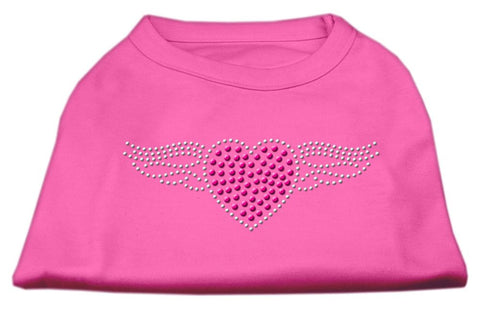 Aviator Rhinestone Shirt Bright Pink XXXL(20)