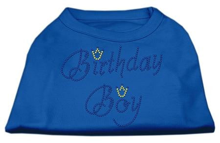 Birthday Boy Rhinestone Shirts Blue XS (8)