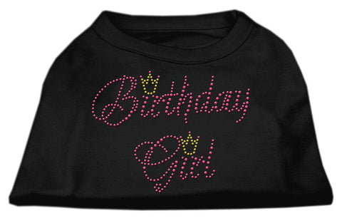 Birthday Girl Rhinestone Shirt Black L (14)