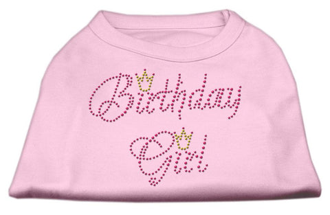 Birthday Girl Rhinestone Shirt Light Pink S (10)