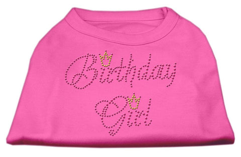 Birthday Girl Rhinestone Shirt Bright Pink XXXL(20)